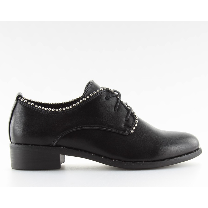 Pantofi cu dantela neagra pentru femei negre negru