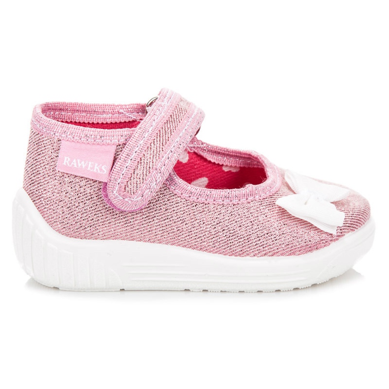 Reweks Pantofi roz cu arc