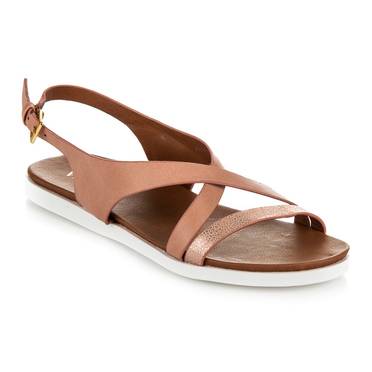 Sandale plate Vinceza roz Sandale plate Vinceza roz