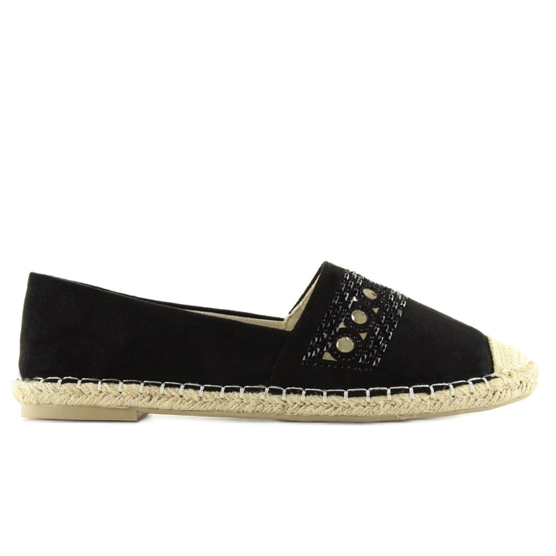Espadrile negre dama SK135 Black negru