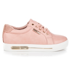 Vices Pantofi sport cu platforma roz
