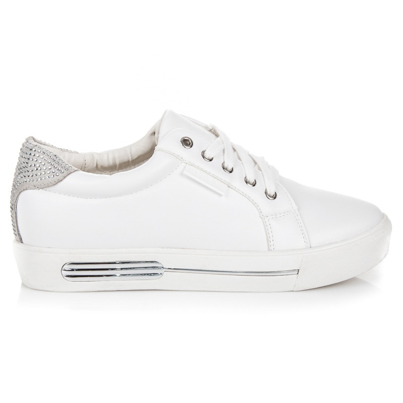 Vices Pantofi sport cu platforma alb