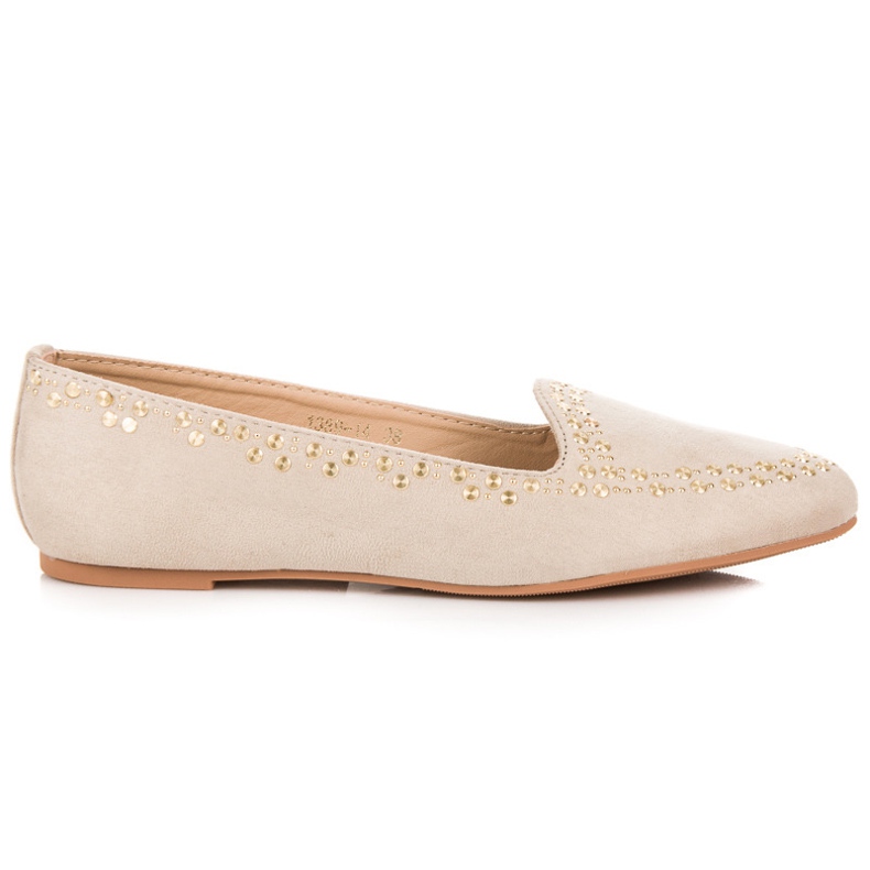 Vices Balerini din piele de căprioară maro