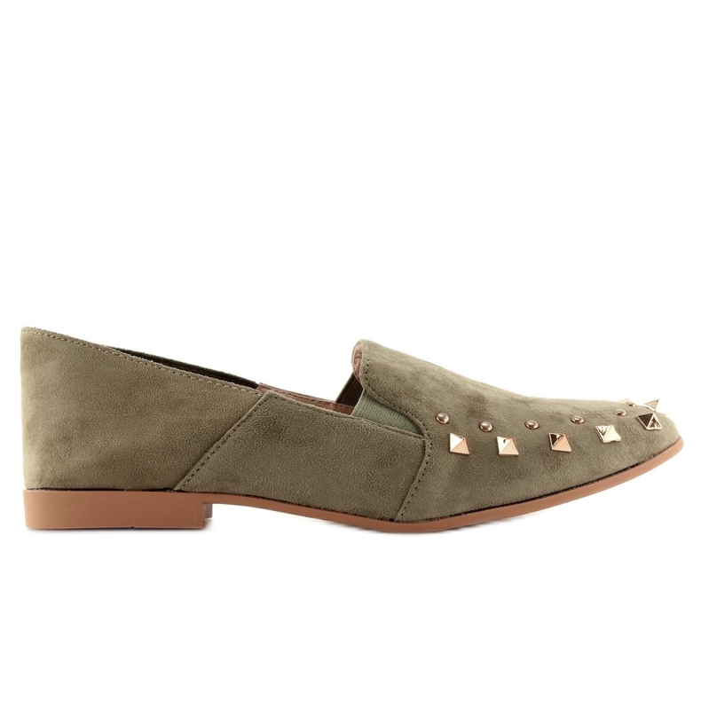 Mocasini Lordsy cu crampoane 1415 Green verde