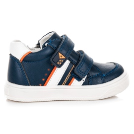 American Club Pantofi cu velcro albastru bleumarin