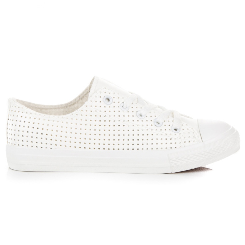 Kylie Pantofi Ajurat Pe Legătură alb Kylie Pantofi Ajurat Pe Legătură alb