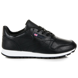 Muto Pantofi sport legați negru Muto Pantofi sport legați negru