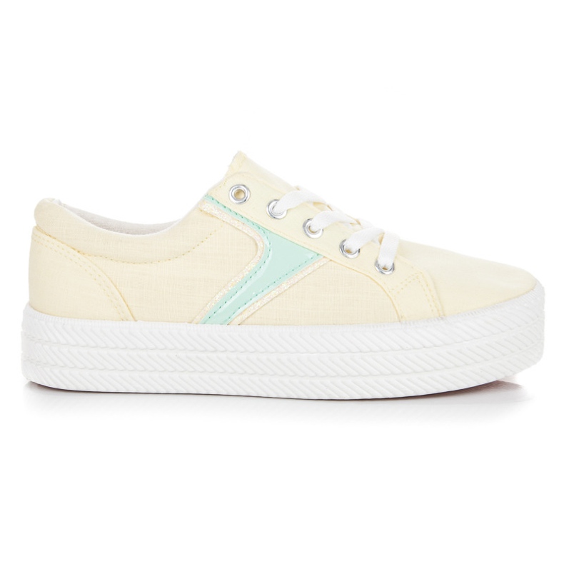 Kylie Adidași pe platformă galben