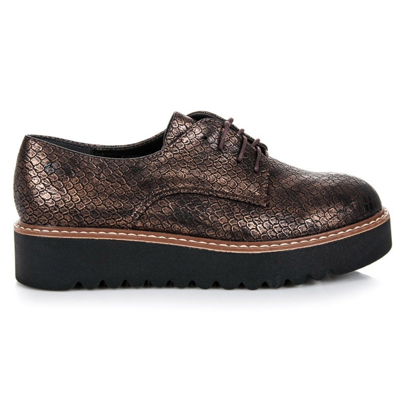 Kylie Pantofi cu platformă maro