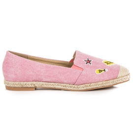 Seastar Espadrile cu petice roz
