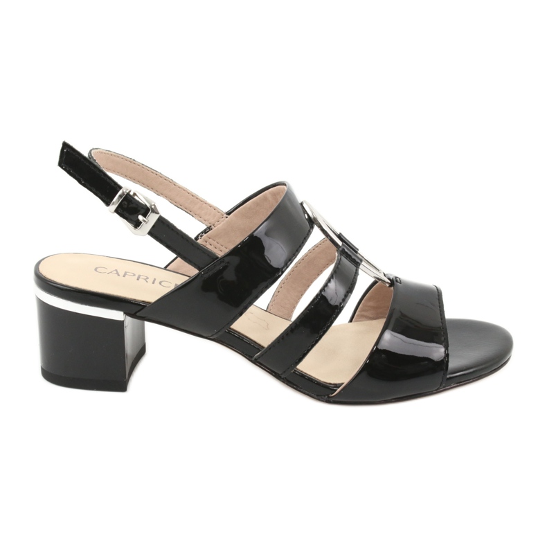 Sandale caprice pantofi de damă cu decor 28208 negru Sandale caprice pantofi de damă cu decor 28208 negru
