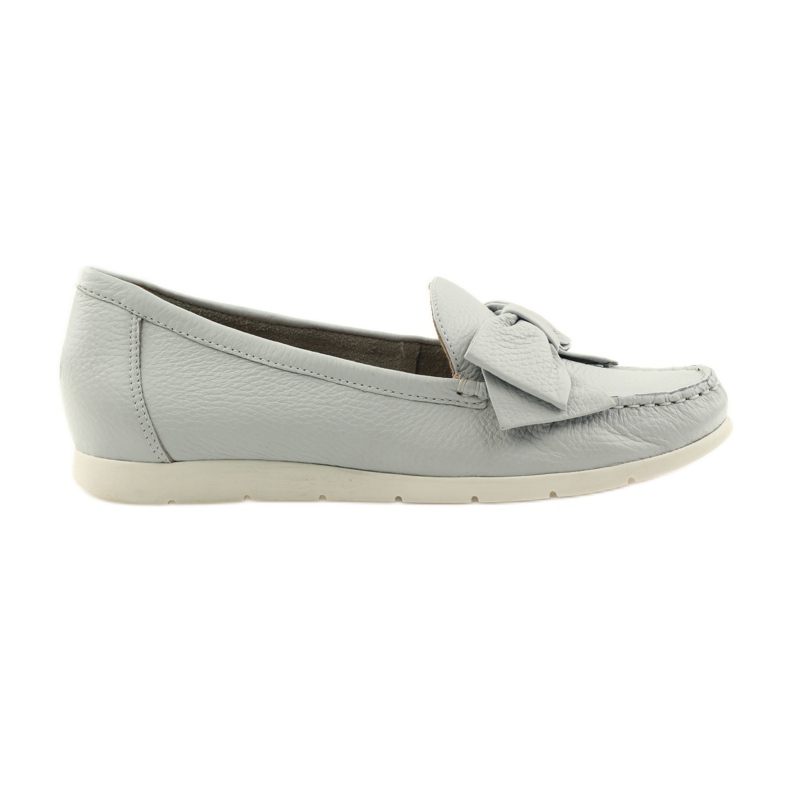 Mocasini Caprice pantofi dama gri