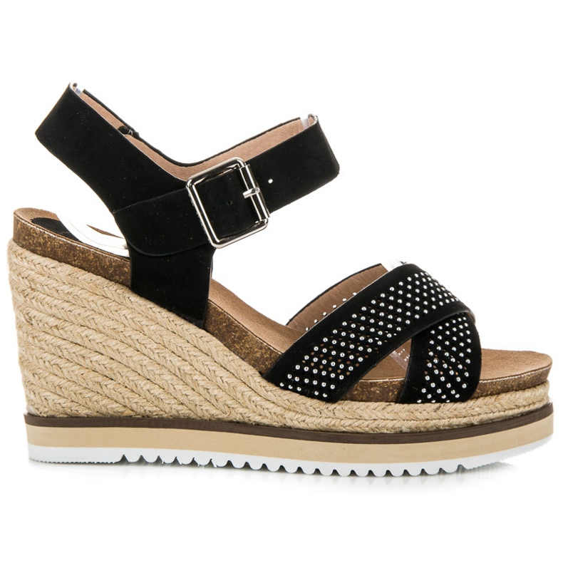 Kylie Sandale cu pană negru