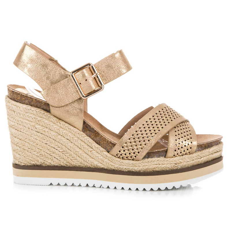 Kylie Sandale cu pană galben