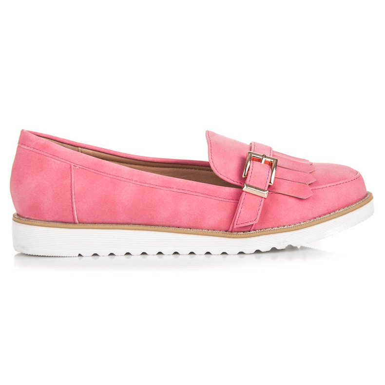 Vices Mocasini cu cataramă decorativă roz Vices Mocasini cu cataramă decorativă roz