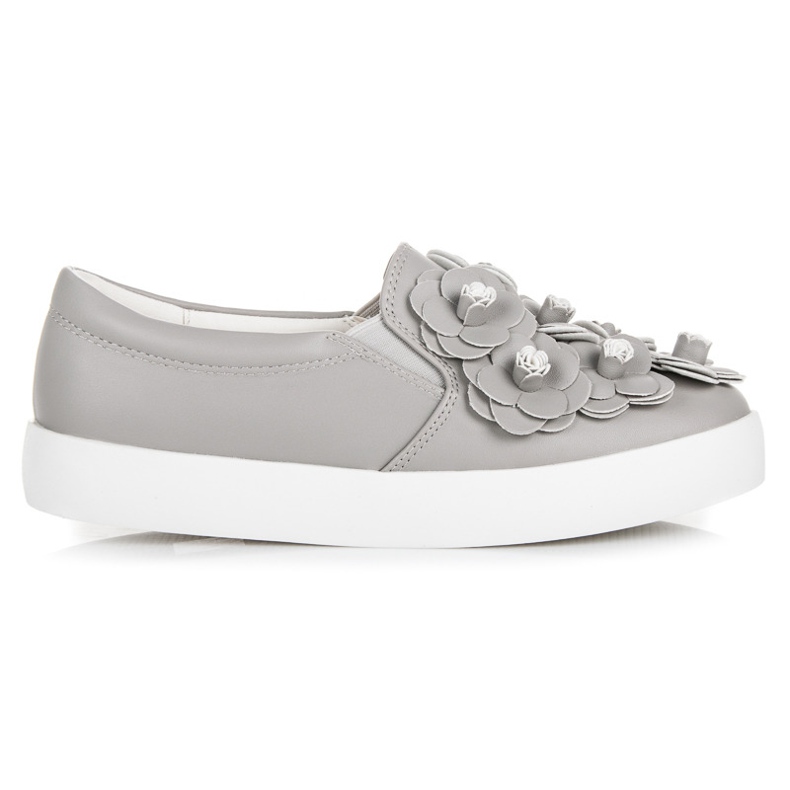 Vices Slipons decorative gri Vices Slipons decorative gri