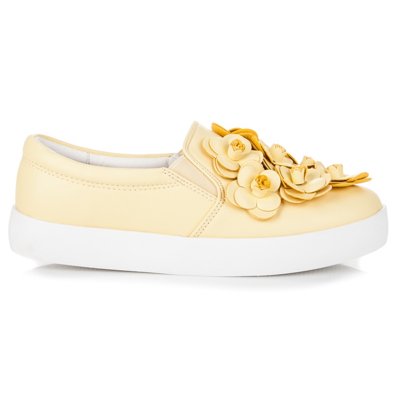 Vices Papuci decorative galben Vices Papuci decorative galben