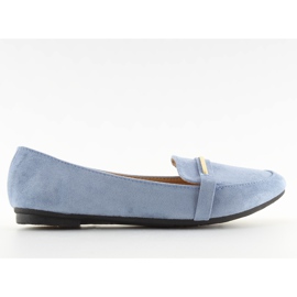 Mocasini de dama albastri 9988-121 denim albastru