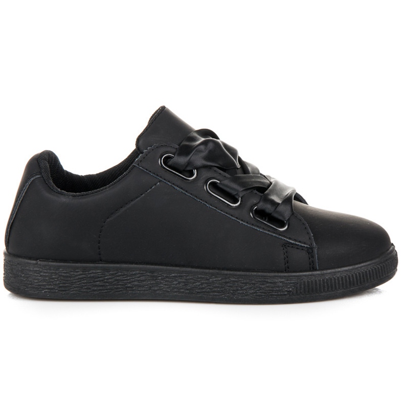 Adidași eleganti cu o panglică negru