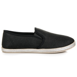Muto Espadrile cu slip negru Muto Espadrile cu slip negru