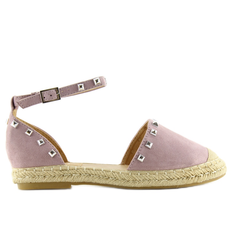 Espadrile cu crampoane mov 99-26 mov violet