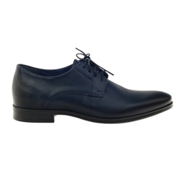 Papuci brogues pentru bărbați Nikopol 1628 albastru marin Papuci brogues pentru bărbați Nikopol 1628 albastru marin
