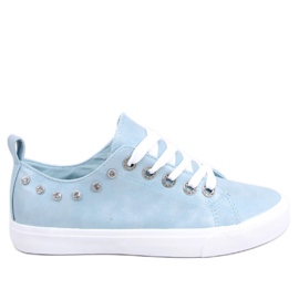 Albastru BL122p Adidași albastri cu zirconiu cubic