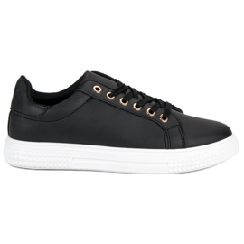 Pantofi Negri Cu Ornament negru Pantofi Negri Cu Ornament negru