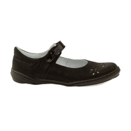 Balerini pentru fete flori Ren But 4351 negru