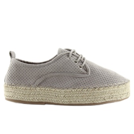 Espadrile gri pentru femei LL-118 Gri Espadrile gri pentru femei LL-118 Gri