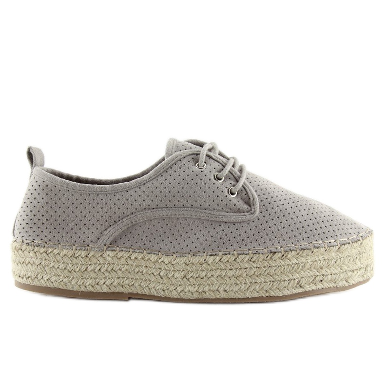 Espadrile gri pentru femei LL-118 Gri Espadrile gri pentru femei LL-118 Gri