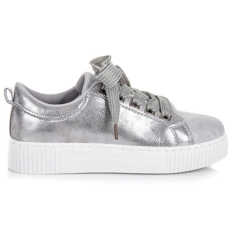 Sport Adidași Pe Platformă Cu Legături gri