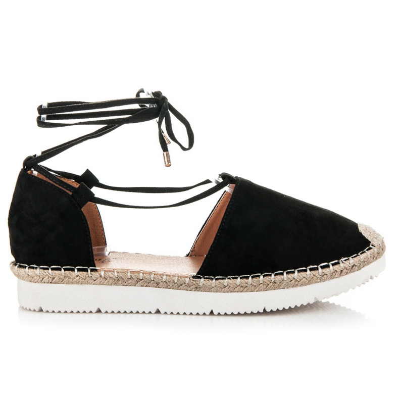 Seastar Espadrile cu noduri negru Seastar Espadrile cu noduri negru