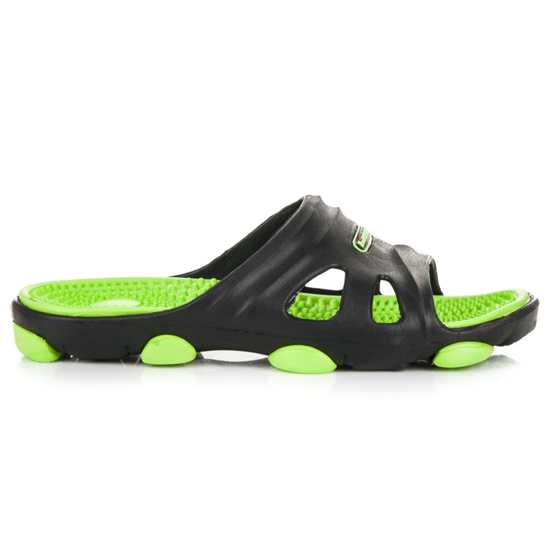 Hasby Papuci de piscină pentru bărbați negru