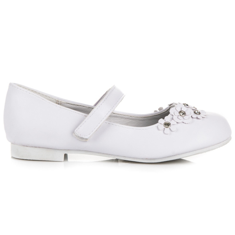 American Club Balerini albi cu velcro American Club Balerini albi cu velcro