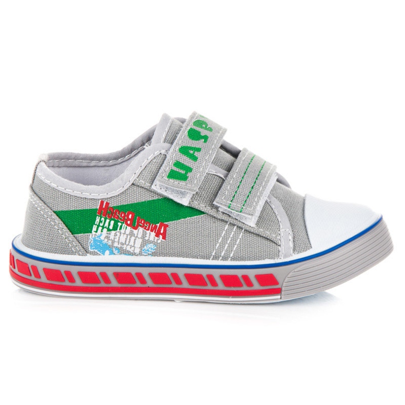 Hasby Pantofi Băieți Cu Velcro gri