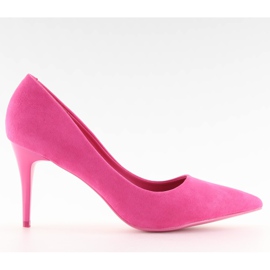 Tocuri din piele intoarsa Candy Shop fuchsia LEI-90 L. FUSHIA roz Tocuri din piele intoarsa Candy Shop fuchsia LEI-90 L. FUSHIA roz