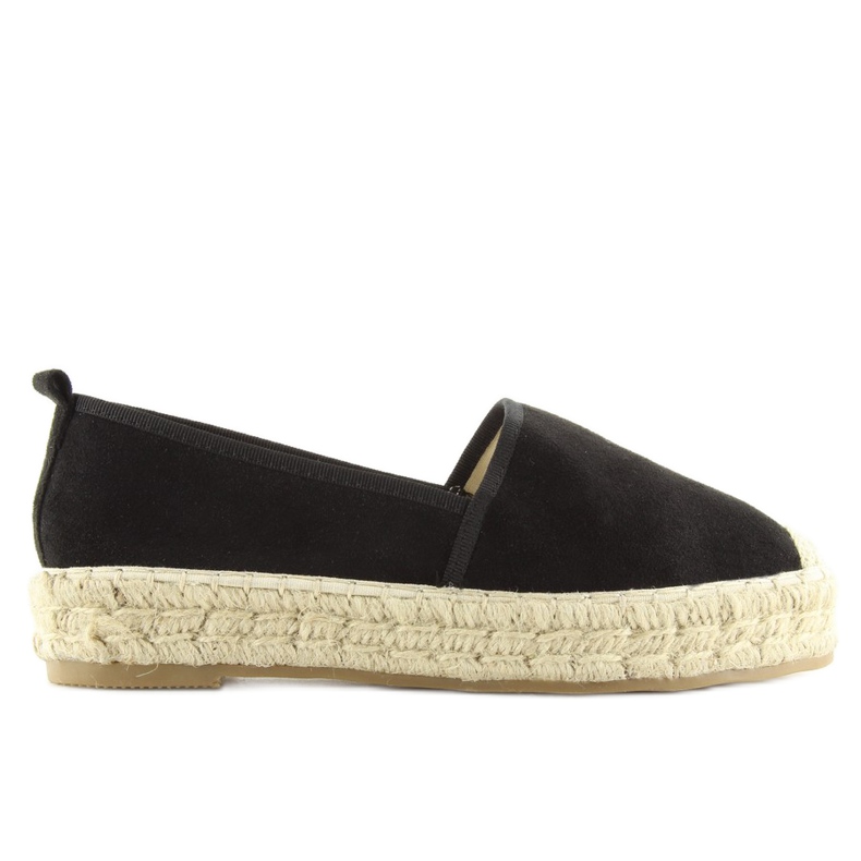 Espadrile negre dama BB10P negre negru Espadrile negre dama BB10P negre negru