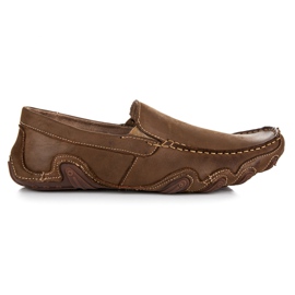 Hasby Mocasini din piele maro Hasby Mocasini din piele maro