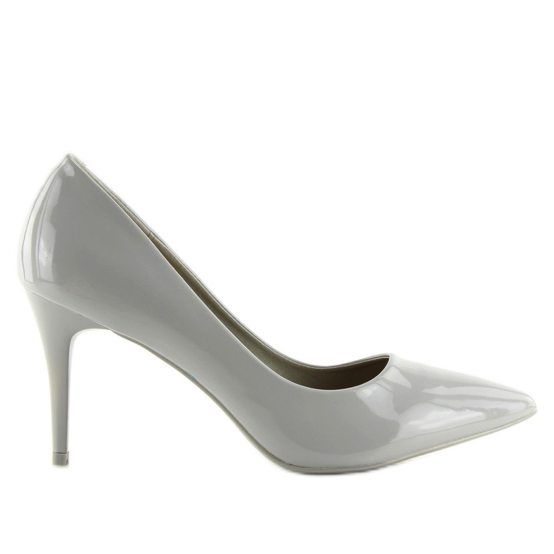 Pompe dama lacuite gri LEI-83 Gri