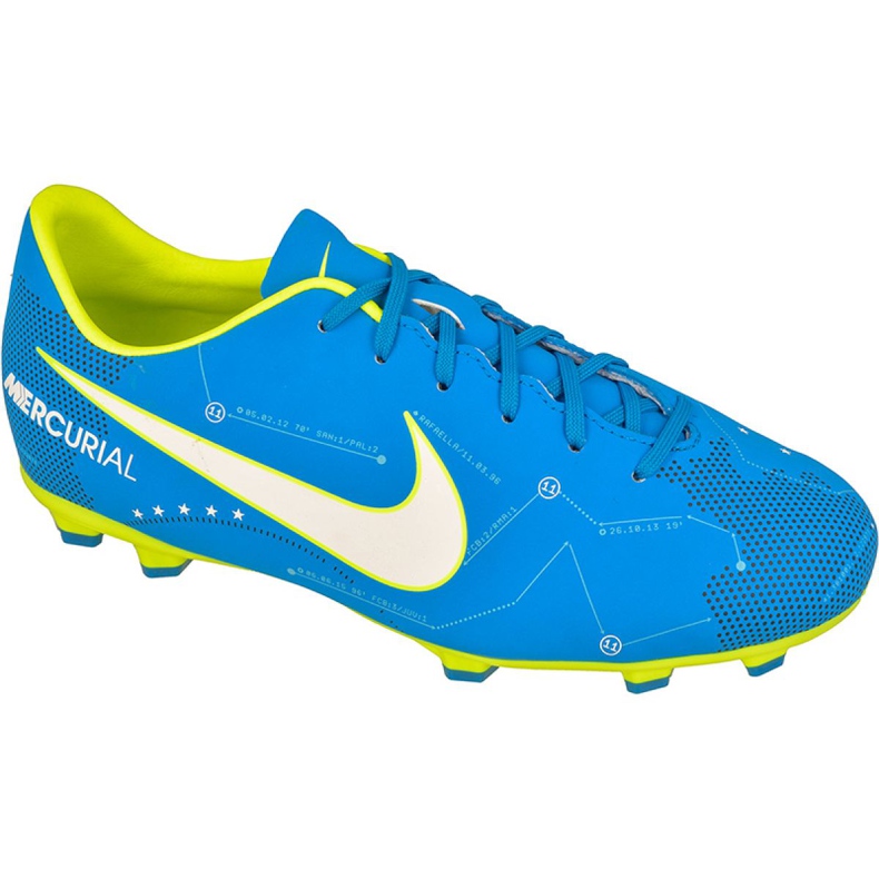 Pantofi de fotbal Nike Mercurial Victory Vi Njr Fg Jr 921488-400 albastru albastru