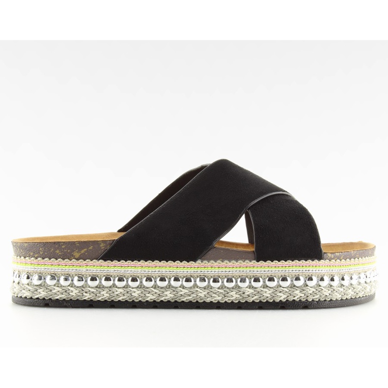 Papuci negri pentru femei CK15P negri negru