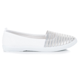 Mckeylor Pantofi de sport alb și argintiu Mckeylor Pantofi de sport alb și argintiu