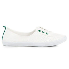 Kylie Adidași ajurati alb