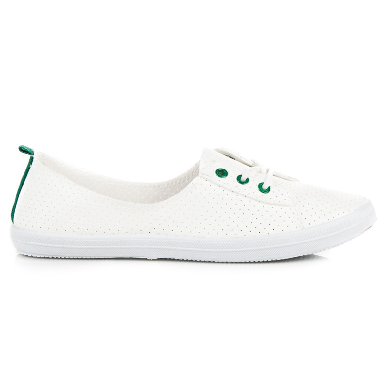 Kylie Adidași ajurati alb