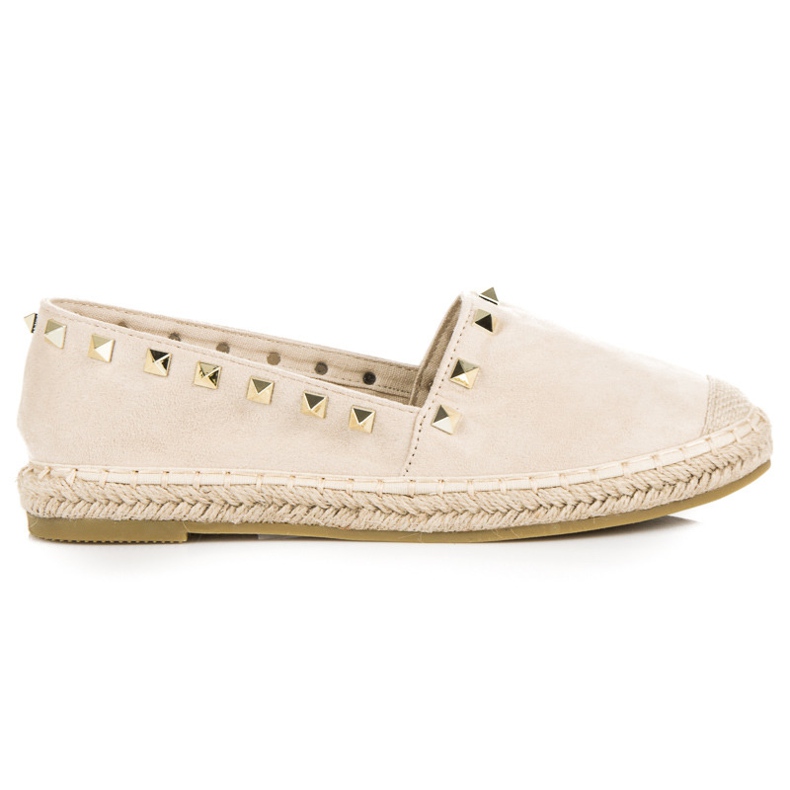 Seastar Espadrile din piele intoarsa cu crampoane maro