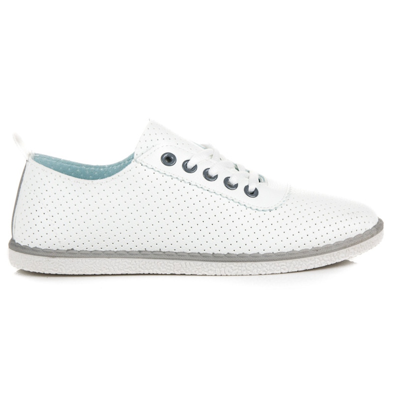 Adidași de primăvară cu legături alb