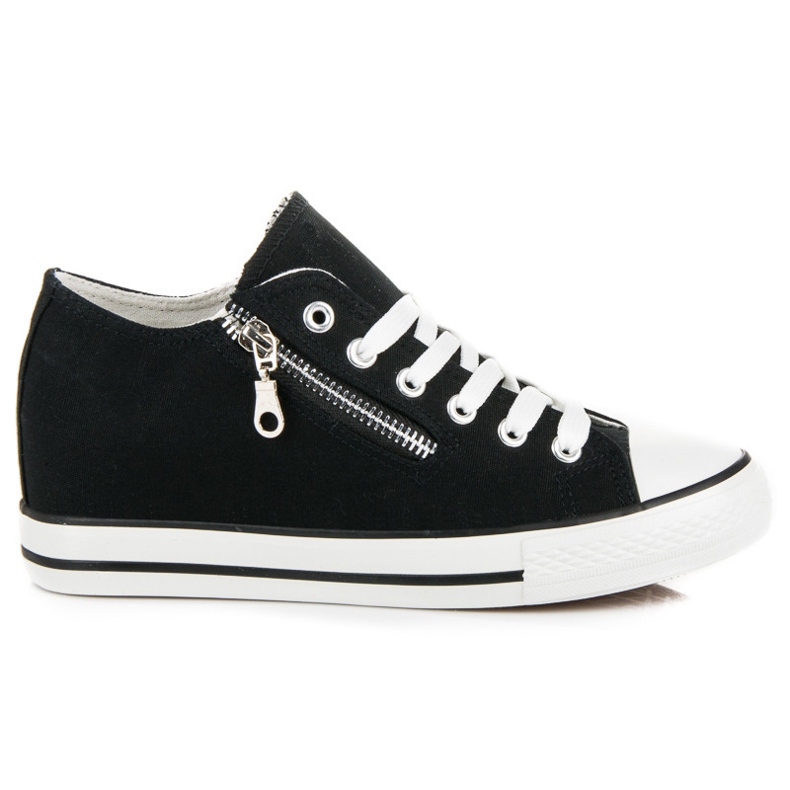 Kayla Adidași cu pană legați negru Kayla Adidași cu pană legați negru