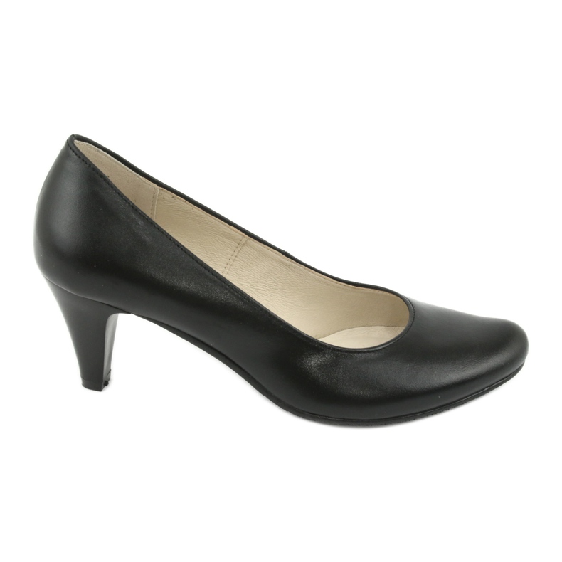 Gregors 465 pantofi business din piele neagra negru