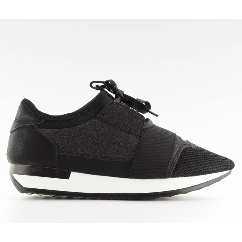 Black K1x063 Pantofi sport negri negru